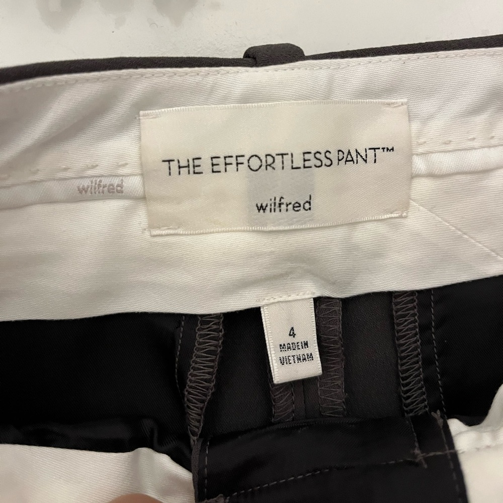 🚫SOLD🚫 ARITZIA WILFRED Effortless Pant in Peppercorn Grey - Picture 9 of 9
